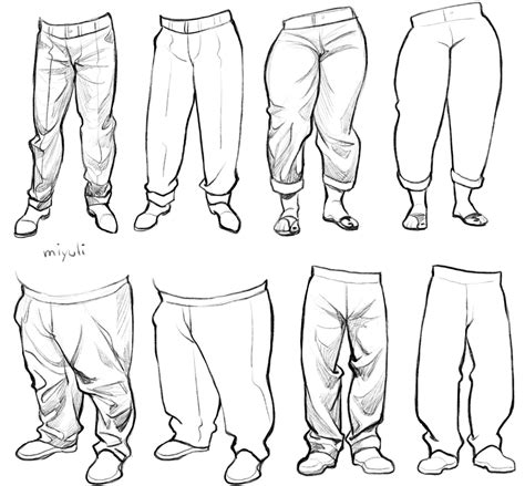 Pants Drawing Baggy at Benjamin Bomar blog