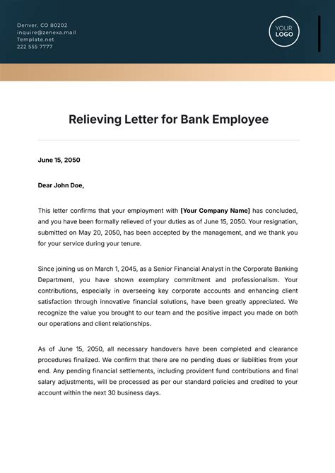 Free AWOL Employee Letter Outline Template to Edit Online - employees of bank