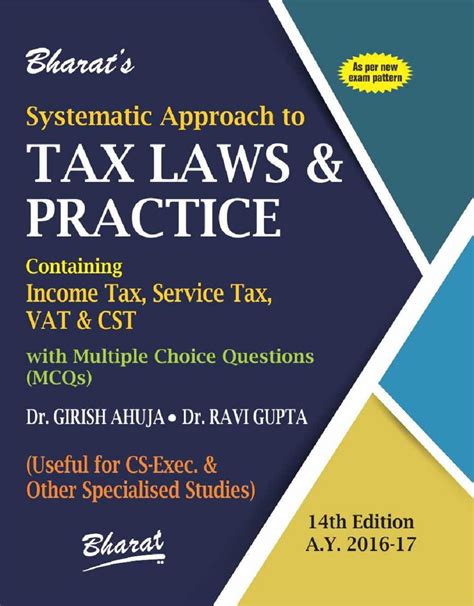 Systematic Approach to TAX LAWS & Practice [For CS-Exec.] : Dr. Girish ...