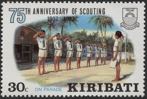 SCG2049 - Kiribati 1982 – 75th Anniversary of Scouting Set – Stamp and ...
