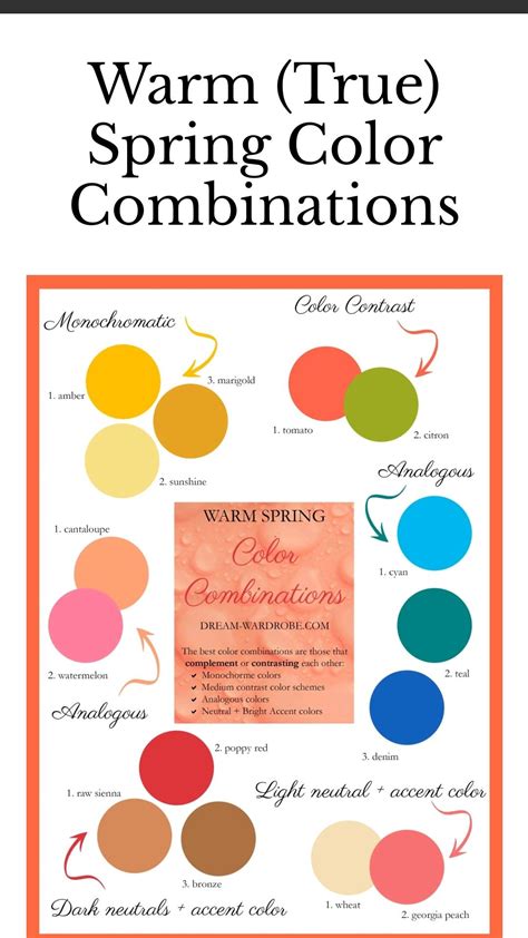 True warm spring season guide color palette fashion tips – Artofit