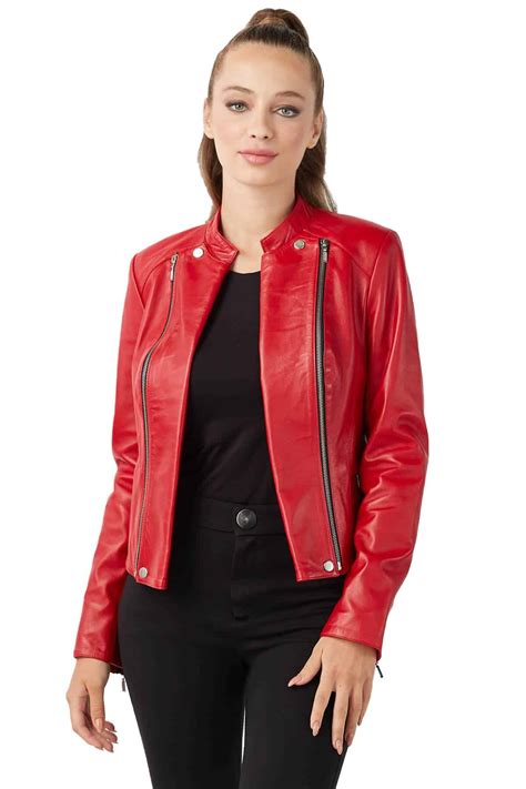Collared Jacket Red at Jonathan Boas blog