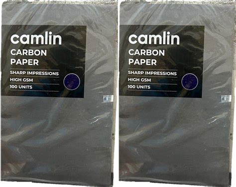 Camlin Carbon Paper 100 Sheets(Pack of 2)_HUMARABAZAR : Amazon.in: Home ...