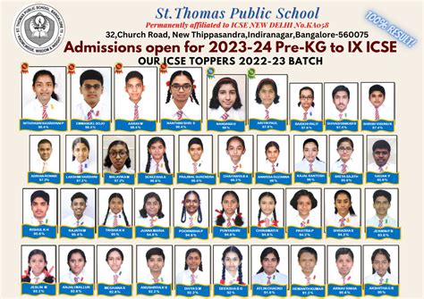 Rising to the Top: A Chronicle of Success at St. Thomas Public School ...