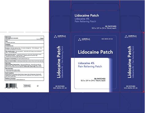 DailyMed - LIDOCAINE 4% patch