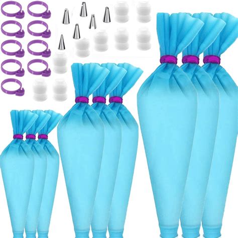 Amazon.com: Piping Bags & Tips Set, Baking Supplies, Nivagen 33 Pcs ...