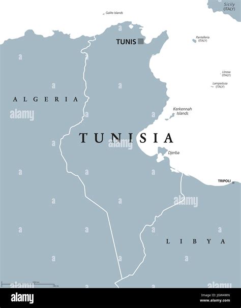 Tunisia Location Map