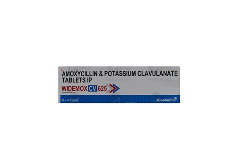 Widemox CV 625 Tablet: View Uses, Side Effects, Price & Substitutes