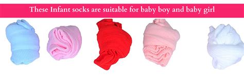 JMSC Newborn Baby Winter Soft Cotton Candy Socks (Multicolor, 0-6 ...