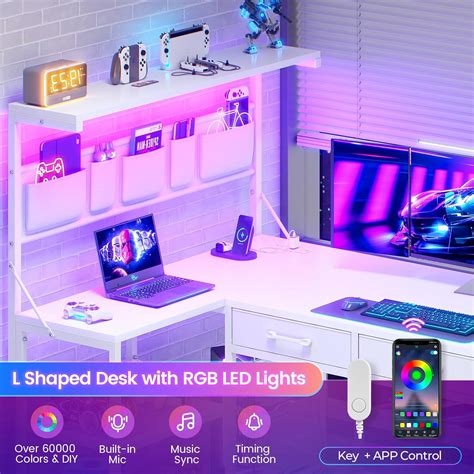 SEDETA Corner Computer Desk, Reversible L Shaped India | Ubuy