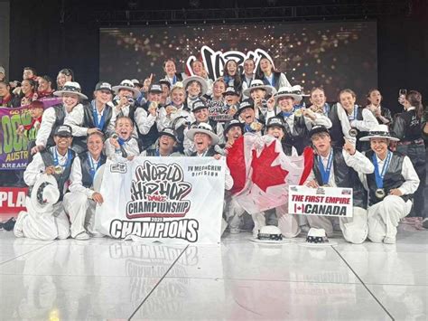 La troupe de danse trifluvienne The First Empire championne du monde