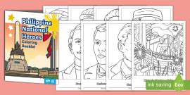 KS2 Philippine Heroes Coloring Booklet | Kinder - Grade 1 | Twinkl