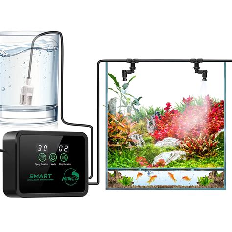 Riiai Reptile Misting System Smart Timer Mister Fogger Terrariums ...