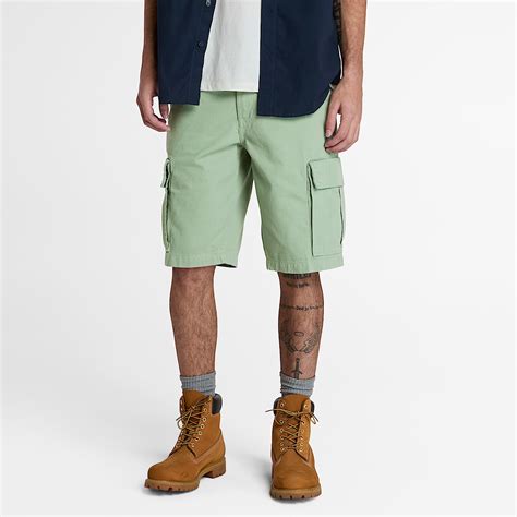 Brookline Twill Cargo Short for Men in Green