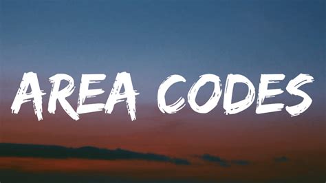 Area Code Song Meaning 的图像结果