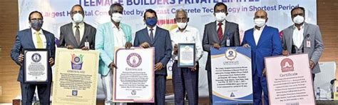 45 நாட்களில் 401 அறை கொண்ட மருத்துவமனை: டீமேஜ் பில்டர்ஸ் நிறுவனம் ...