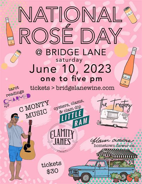 National Rose Day @ Bridge Lane Wine - Northforker