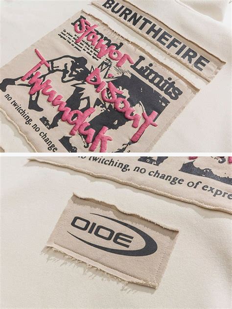 Aelfric Eden Boxing "BURNTHEFIRE" Pattern Hoodie