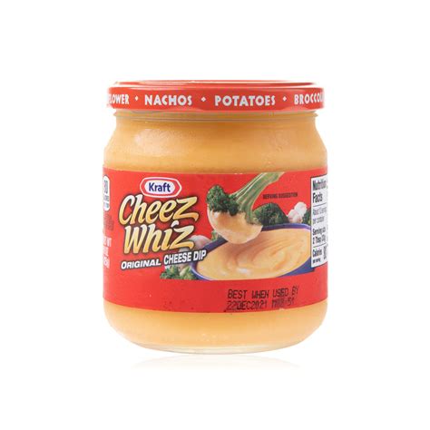 Kraft Cheese Whiz Dip 425g - Spinneys United Arab Emirates