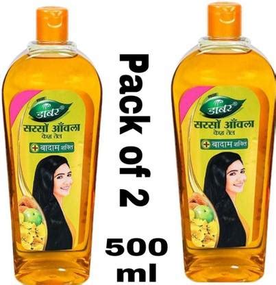 Dabur Sarson Amla Kesh Tail + Badam Shakti Hair Oil - Price in India ...