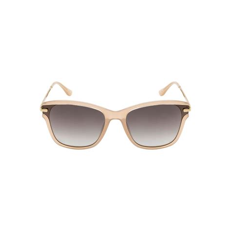 Buy Opium Eyewear Women Nude Plastic Sunglass with UV Protected Lens Online