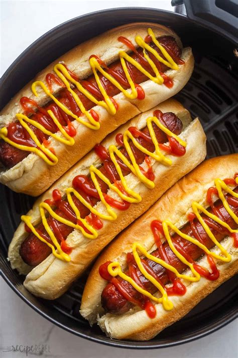 Air fried hot dogs online