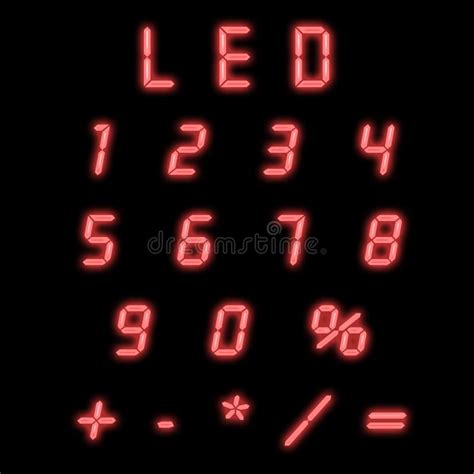 Image result for Red LED Numbers