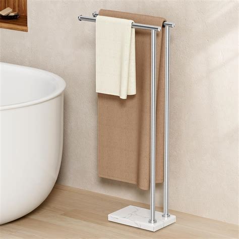 Amazon.com: KES Free Standing Towel Racks for Bathroom, 2-Tier Towel ...