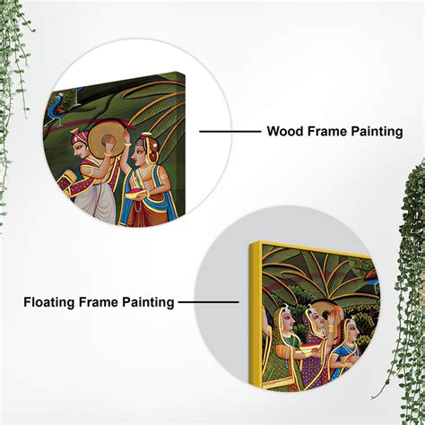Premium Pichwai Krishna Holi Wall Painting – Wall Melody