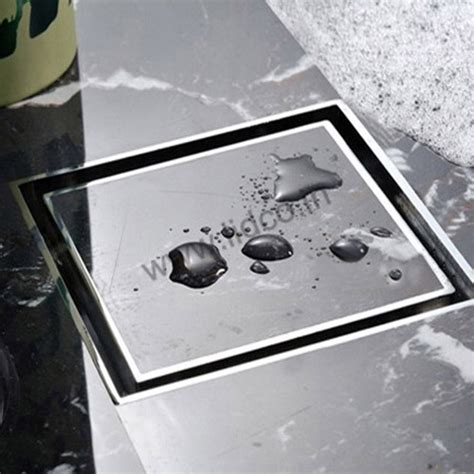 Linear Shower Drain System, Tile Insert Shower Channel Drain, Stainless ...