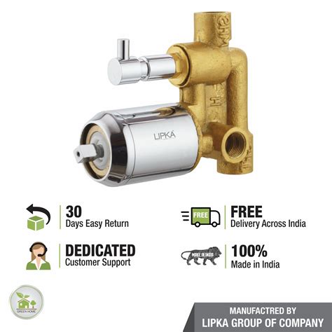 2-inlet Single Lever High-Flow Diverter (Only Body) - LIPKA | Lipka Home