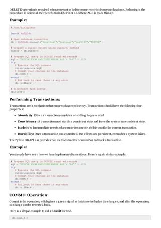 Image result for Python Database Access