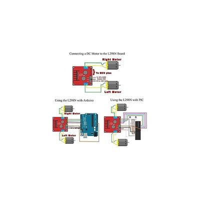 Aideepen 5pcs L298N Motor Driver Controller Board India | Ubuy