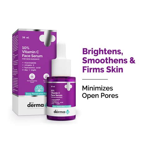 Buy The Derma Co 10% Vitamin C Face Serum Reduces Pigmentation ...