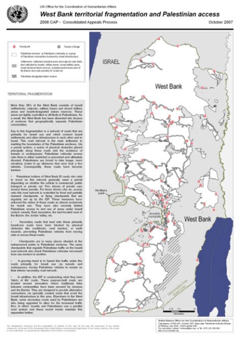 Location of the West Bank within the claimed territory of Palestine