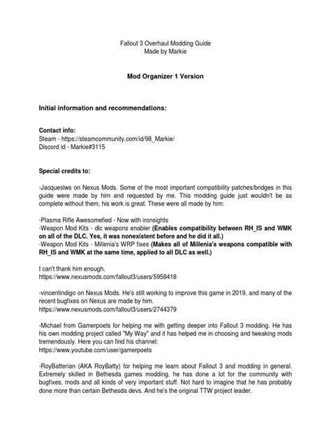 Image result for Fallout 3 Modding Guide