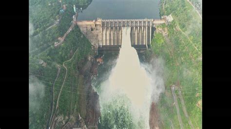 Srisailam Dam floodgates opened after water level swells | Hyderabad ...