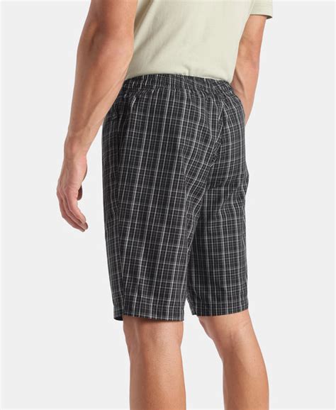 Buy Super Combed Mercerized Cotton Woven Fabric Regular Fit Checkered ...
