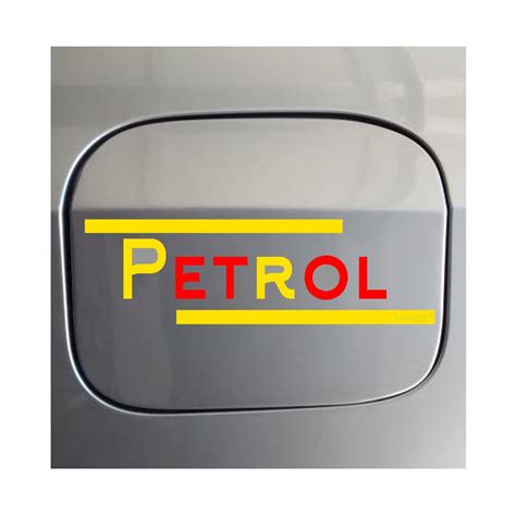 indnone® Narrow Petrol Sticker for Car Sticker Stylish Vinyl Decal ...