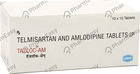 Tazloc AM Tablet: Uses, Side-effects, Price, Dosage & More Info - PharmEasy