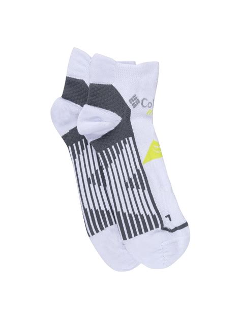 Columbia Unisex White SOCKS UX 1P -RUN LC-OPTICAL (1 Pair) (Non Return ...