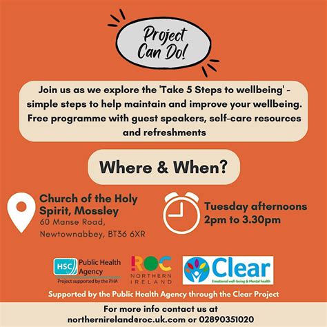 Project CAN DO - Health & Wellbeing (Mossley), Mossley Parish Church ...