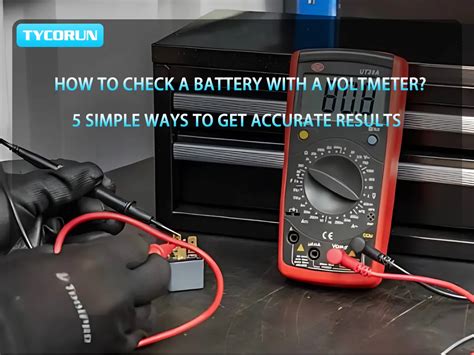Image result for Using Voltmeter to Check Battery