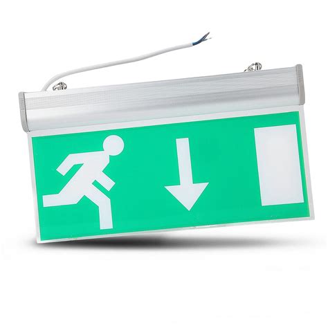 Buy Emergency Exit Light, LED Exit Lighting Sign 110-220V Safety ...