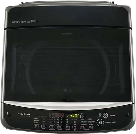 LG 8 kg Fully Automatic Top Load Washing Machine Black Price in India ...