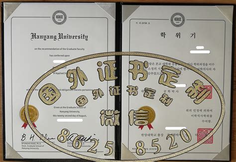《复制韩国汉阳大学毕业证和学位证模板》 | PPT