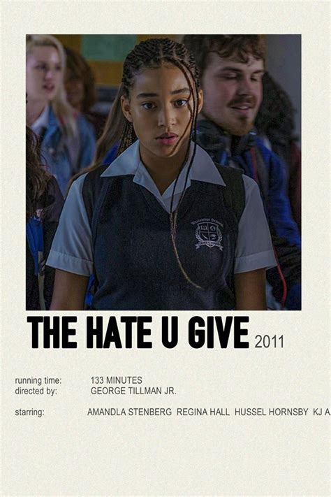The Hate U Give Poster 的图像结果