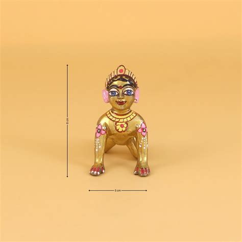 Buy Radha Rani Ashtadhatu Idol - Beautiful Shringar Ladli Ji with Big ...