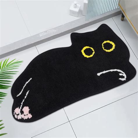 Amazon.com: NIGOWAYS Cat Bath Mat,Soft, Absorbent, Non-Slip Mat for ...