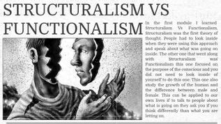 Image result for Structuralism Vs Functionalism Explained